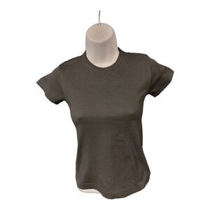 GIRLS BLACK SHORT SLEEVE T SHIRT